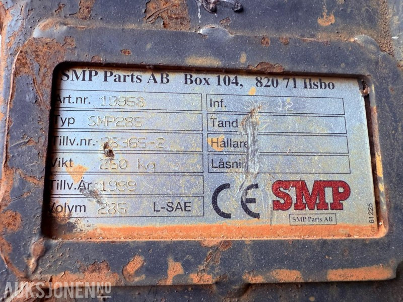 Навесное оборудование для Строительной техники 2 stk. SMP skuffer - S45 feste: фото 11