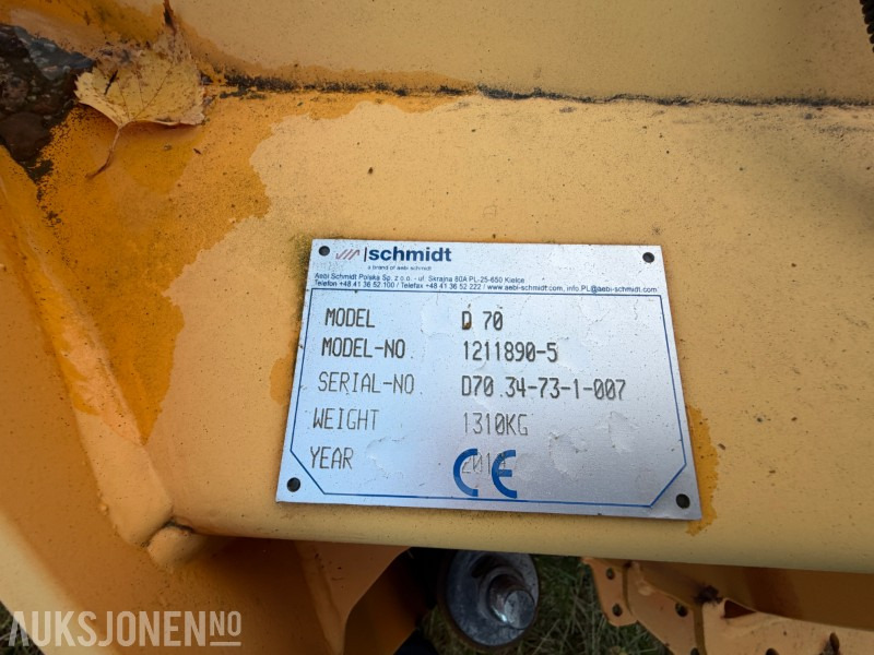 2019 Tellefsdal D70 3400 Diagonalplog - Навесное оборудование для Строительной техники: фото 4 2019 Tellefsdal D70 3400 Diagonalplog - Навесное оборудование для Строительной техники: фото 4
