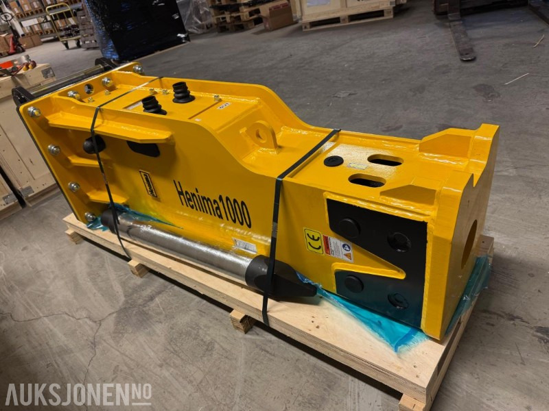 Ny Henima pigghammer til 10-15 tonns gravemaskin S60 m/garanti - Гидромолот: фото 5 Ny Henima pigghammer til 10-15 tonns gravemaskin S60 m/garanti - Гидромолот: фото 5