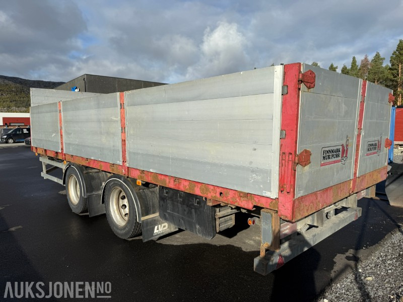 1997 Damm 2DBC20 - Egenvekt 3950kg - 2-akslet - Lastebilhenger - Nedleggbare karmer - Прицеп: фото 5 1997 Damm 2DBC20 - Egenvekt 3950kg - 2-akslet - Lastebilhenger - Nedleggbare karmer - Прицеп: фото 5