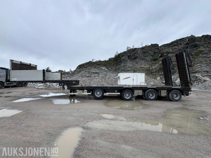 Прицеп 2019 Carnehl CSTV 40-60 - 4 akslet maskinsemi - Manuelt uttrekk - Hydraulisk bredding - Støttelabber bak - Fjernstyring: фото 8