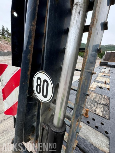 Прицеп 2019 Carnehl CSTV 40-60 - 4 akslet maskinsemi - Manuelt uttrekk - Hydraulisk bredding - Støttelabber bak - Fjernstyring: фото 18