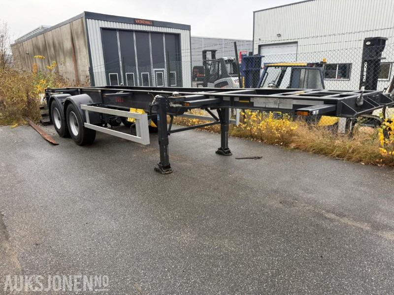 2022 HFR 2 AKSLET SEMITRAILER  CONTAINERCHASSIS LITE BRUKT NY EU. - Прицеп: фото 5 2022 HFR 2 AKSLET SEMITRAILER  CONTAINERCHASSIS LITE BRUKT NY EU. - Прицеп: фото 5