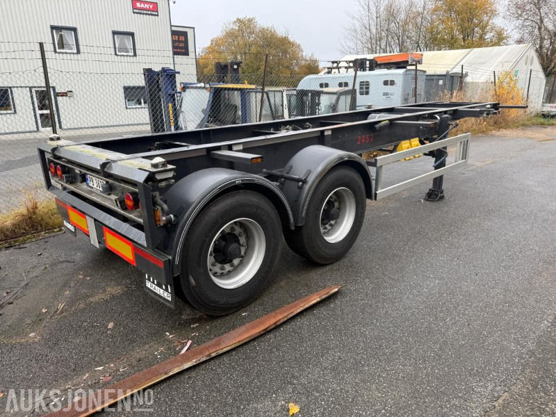 2022 HFR 2 AKSLET SEMITRAILER  CONTAINERCHASSIS LITE BRUKT NY EU. - Прицеп: фото 2 2022 HFR 2 AKSLET SEMITRAILER  CONTAINERCHASSIS LITE BRUKT NY EU. - Прицеп: фото 2