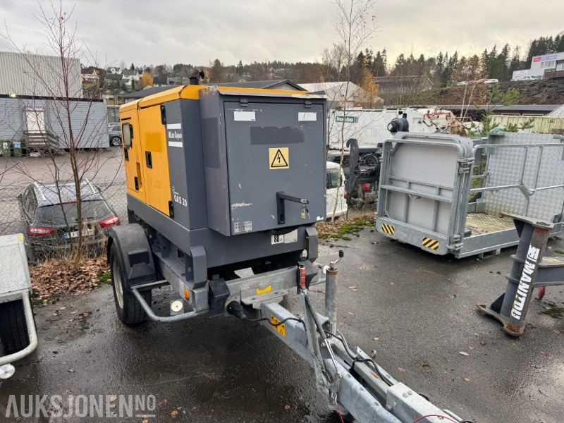 2010 Atlas Copco Atlas Copco QAS 20 - Strømaggregat 20 kVA, 400/230V - Промышленное оборудование: фото 4 2010 Atlas Copco Atlas Copco QAS 20 - Strømaggregat 20 kVA, 400/230V - Промышленное оборудование: фото 4