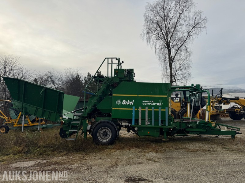 2009 Orkel MP2000 Compact stasjonær rundballepresse for halm, flis, plast og lignende. - Сельскохозяйственная техника: фото 3 2009 Orkel MP2000 Compact stasjonær rundballepresse for halm, flis, plast og lignende. - Сельскохозяйственная техника: фото 3