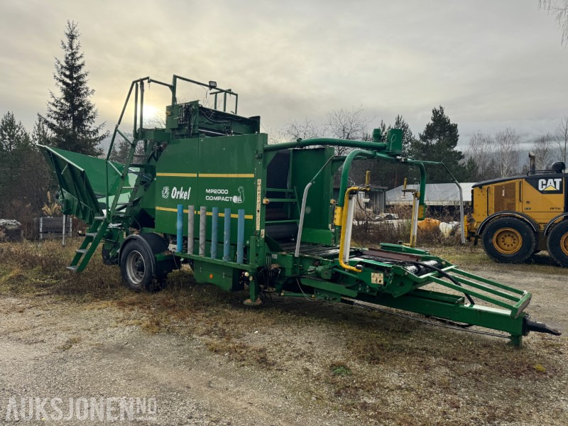 2009 Orkel MP2000 Compact stasjonær rundballepresse for halm, flis, plast og lignende. - Сельскохозяйственная техника: фото 2 2009 Orkel MP2000 Compact stasjonær rundballepresse for halm, flis, plast og lignende. - Сельскохозяйственная техника: фото 2