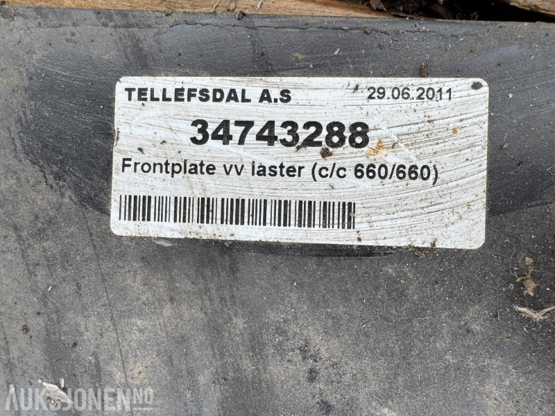 2011 Brøyteplate Tellefsdal (Ubrukt) - Сельскохозяйственная техника: фото 2 2011 Brøyteplate Tellefsdal (Ubrukt) - Сельскохозяйственная техника: фото 2