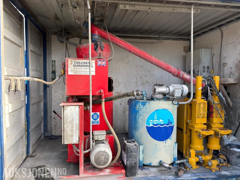 Komplett grout/gyse og blandesystem montert i fot container - Строительное оборудование: фото 2 Komplett grout/gyse og blandesystem montert i fot container - Строительное оборудование: фото 2