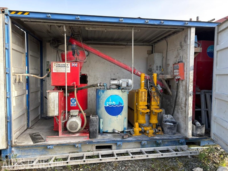 Komplett grout/gyse og blandesystem montert i fot container - Строительное оборудование: фото 1 Komplett grout/gyse og blandesystem montert i fot container - Строительное оборудование: фото 1