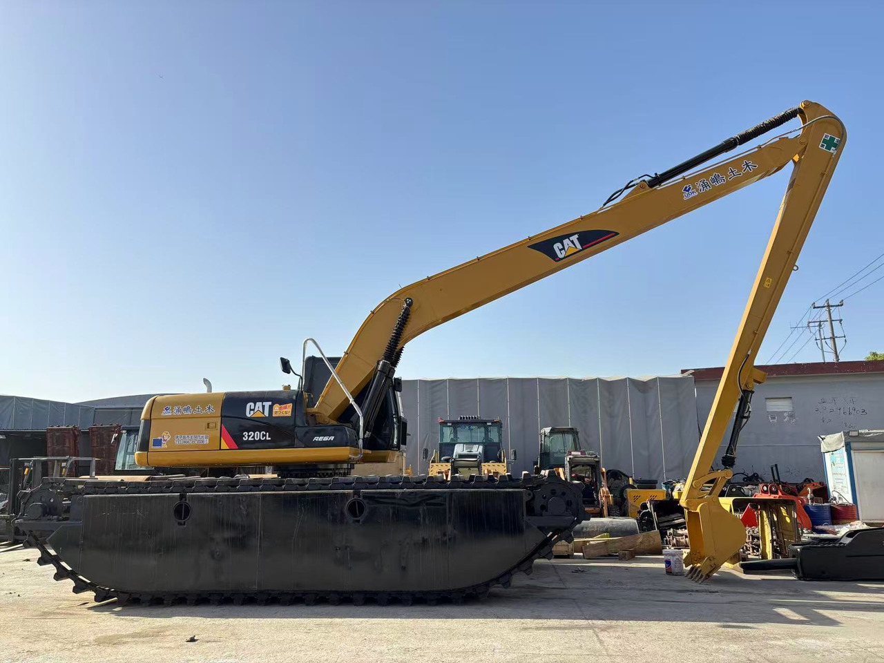 Caterpillar CAT 320C 20 Ton Floating 15M Long Boom Excavators for Sale - Экскаватор: фото 1 Caterpillar CAT 320C 20 Ton Floating 15M Long Boom Excavators for Sale - Экскаватор: фото 1
