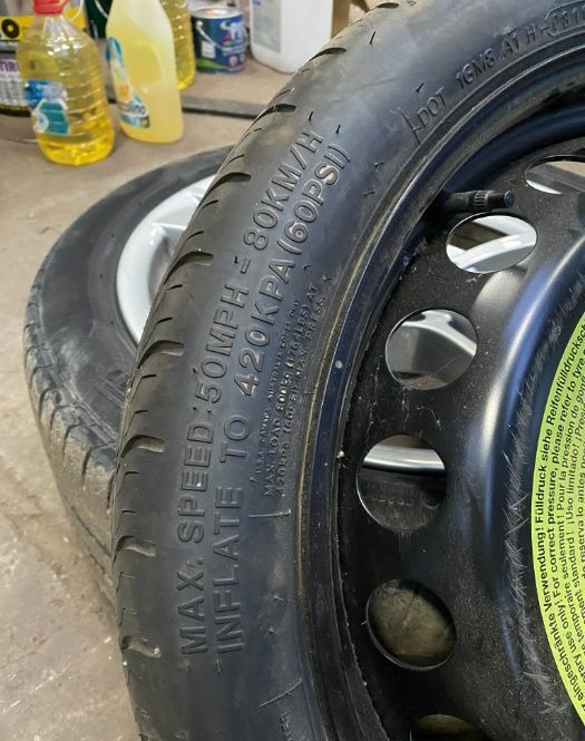 Rezerva slim Audi A5,A6,A7,A8 T125/70R19 ET29 - Колесо: фото 2 Rezerva slim Audi A5,A6,A7,A8 T125/70R19 ET29 - Колесо: фото 2