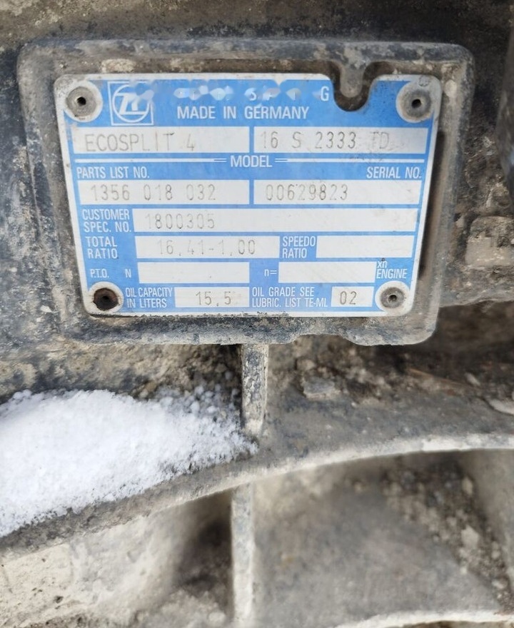 DAF 16s2333 truck - Коробка передач для Грузовиков: фото 1 DAF 16s2333 truck - Коробка передач для Грузовиков: фото 1