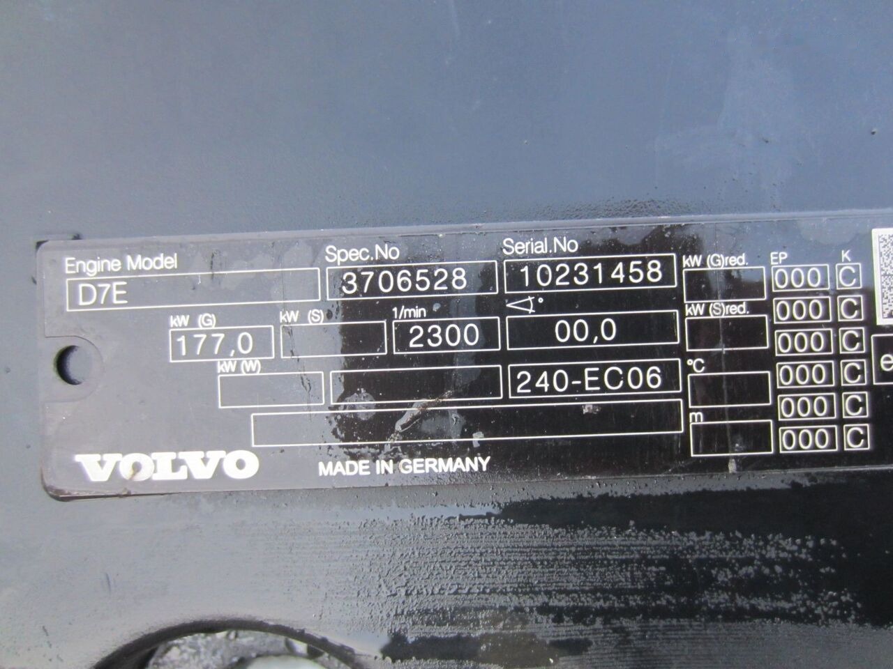 Volvo D7E 240   Volvo FL - Двигатель для Грузовиков: фото 4 Volvo D7E 240   Volvo FL - Двигатель для Грузовиков: фото 4