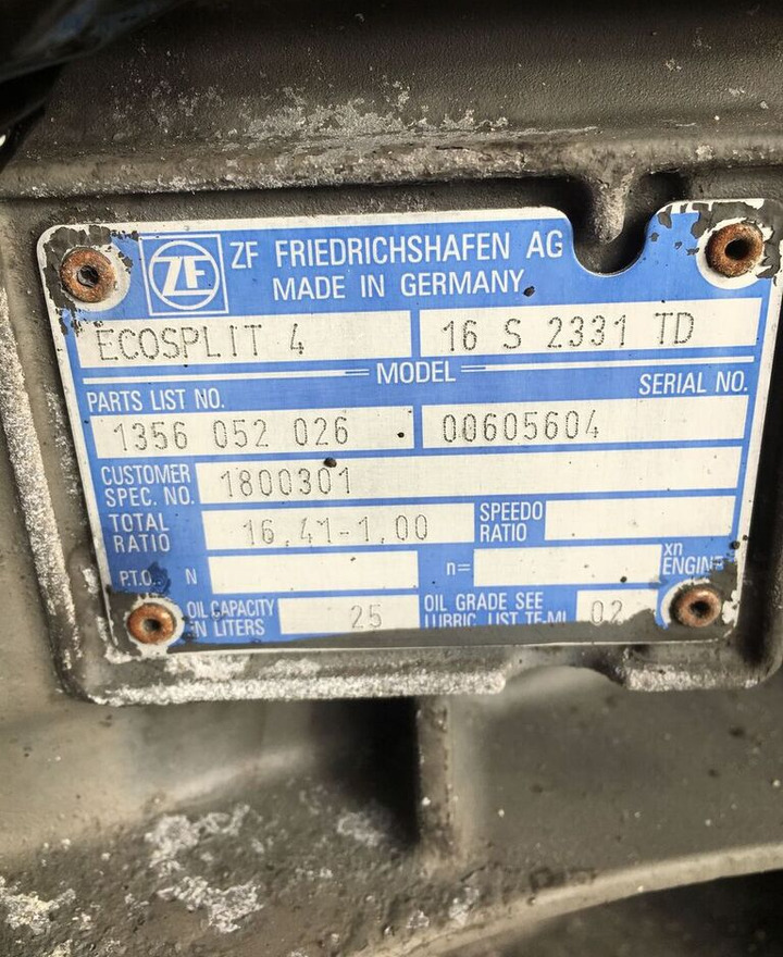 ZF 16S2331TD 1356052026 truck - Коробка передач для Грузовиков: фото 5 ZF 16S2331TD 1356052026 truck - Коробка передач для Грузовиков: фото 5