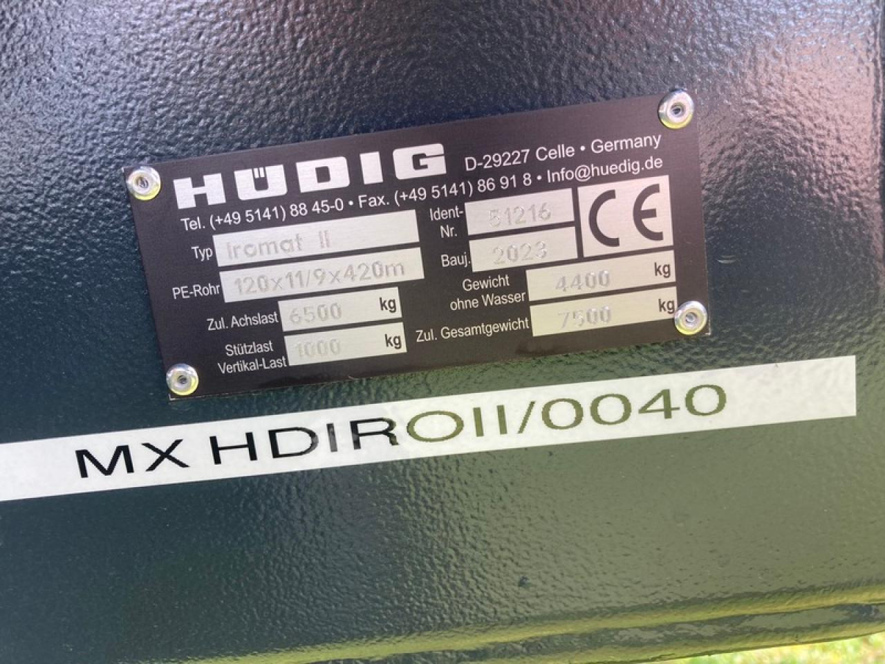 Hüdig IROMAT II TD AKTION - Техника для полива и орошения: фото 3 Hüdig IROMAT II TD AKTION - Техника для полива и орошения: фото 3