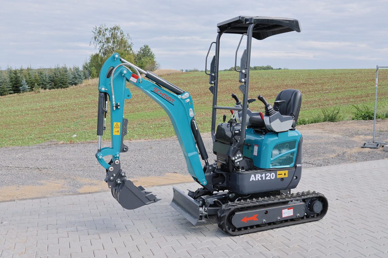 Новый Мини-экскаватор SCHMiDT AR120 - Kubota engine , Extended tracks , Swing arm: фото 7