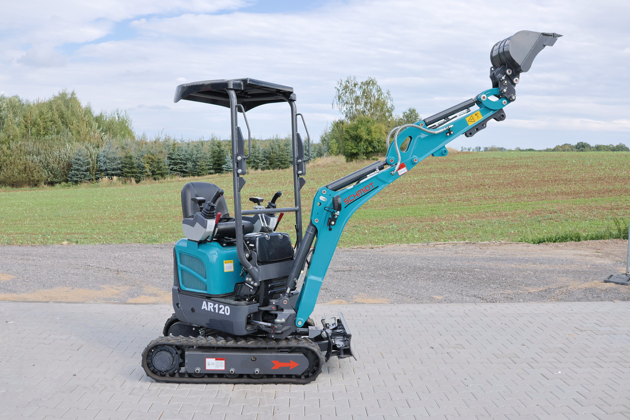 Новый Мини-экскаватор SCHMiDT AR120 - Kubota engine , Extended tracks , Swing arm: фото 9