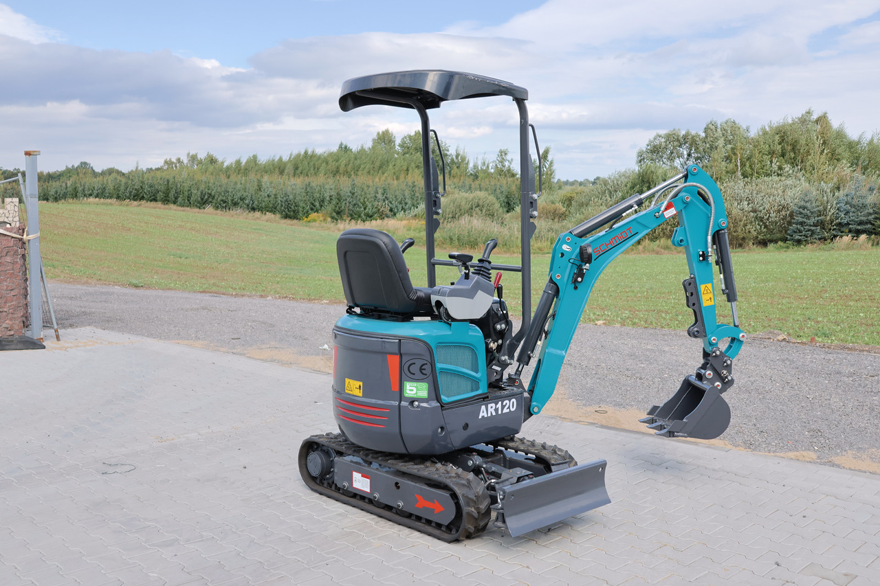 Новый Мини-экскаватор SCHMiDT AR120 - Kubota engine , Extended tracks , Swing arm: фото 8