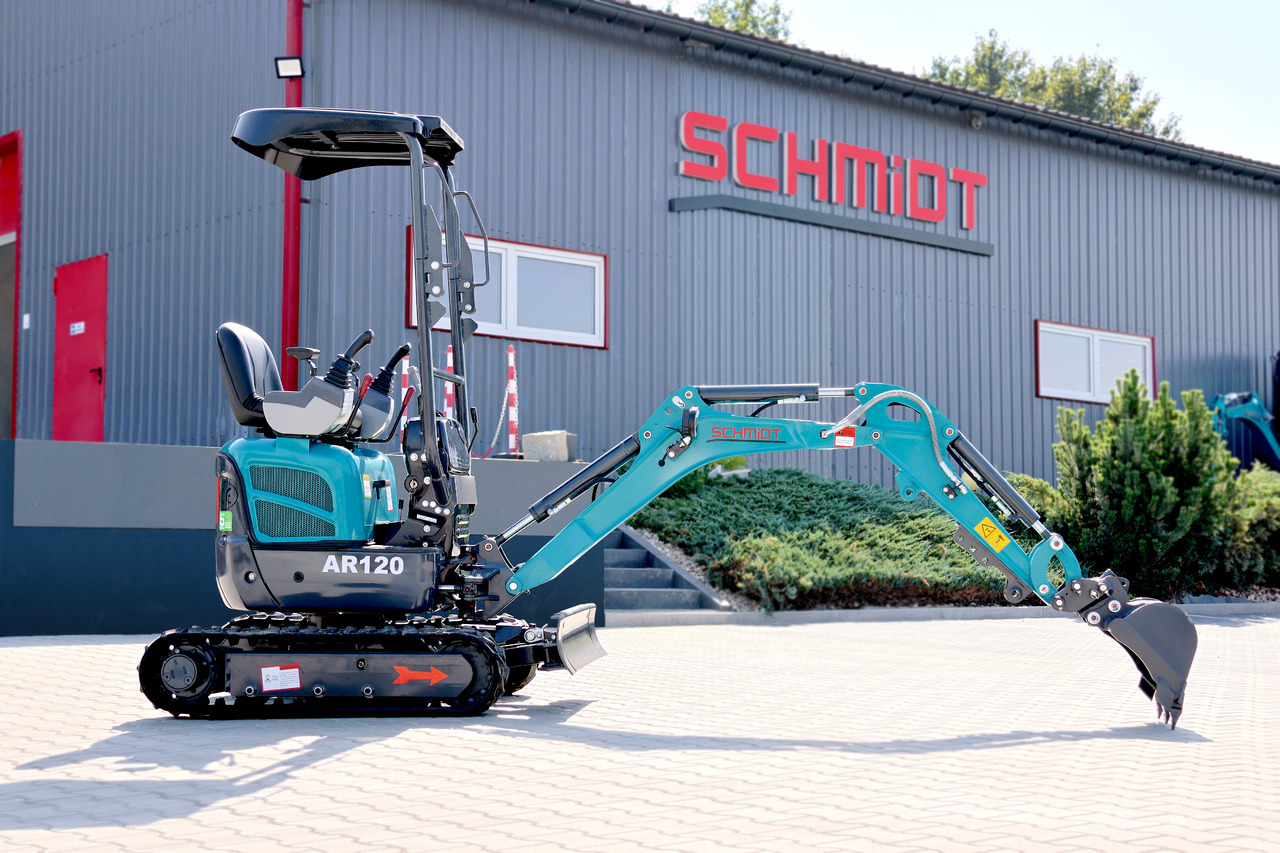 Новый Мини-экскаватор SCHMiDT AR120 - Kubota engine , Extended tracks , Swing arm: фото 10