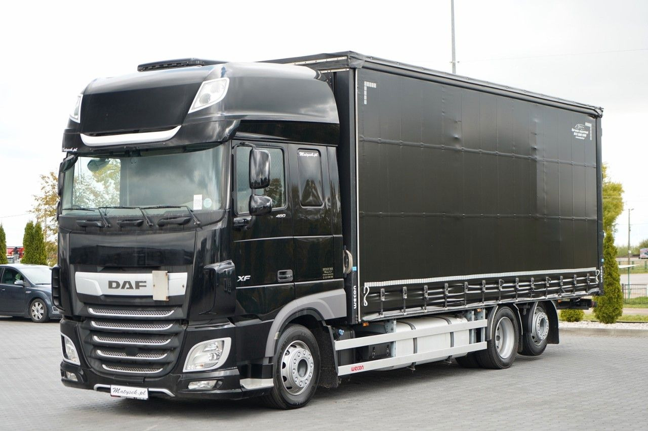DAF XF 480 / SOLÓWKA / 6X2 / MEGA / OŚ PODNOSZONA / - Тентованный грузовик: фото 3 DAF XF 480 / SOLÓWKA / 6X2 / MEGA / OŚ PODNOSZONA / - Тентованный грузовик: фото 3