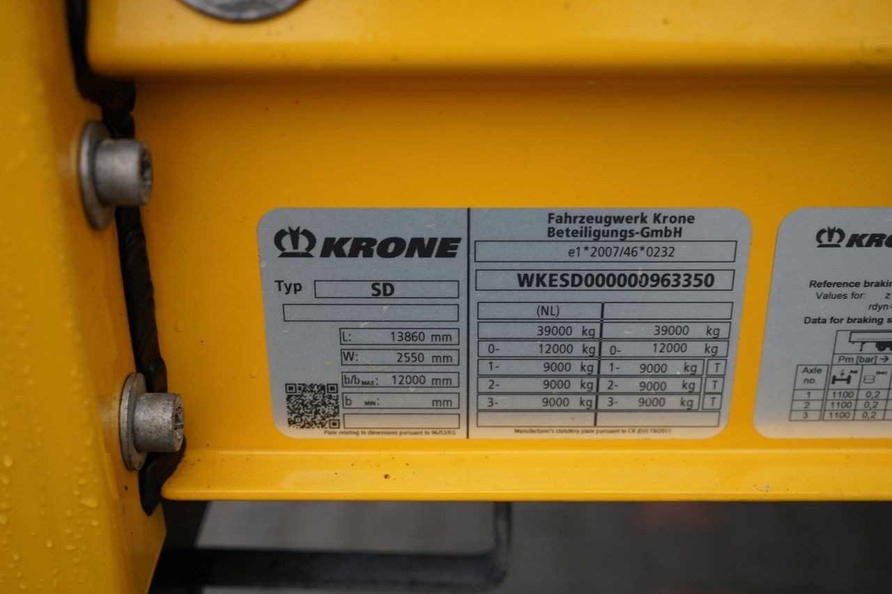 Тентованный полуприцеп Krone FIRANKA / MEGA / DACH PODNOSZONY / LOW DECK /: фото 27