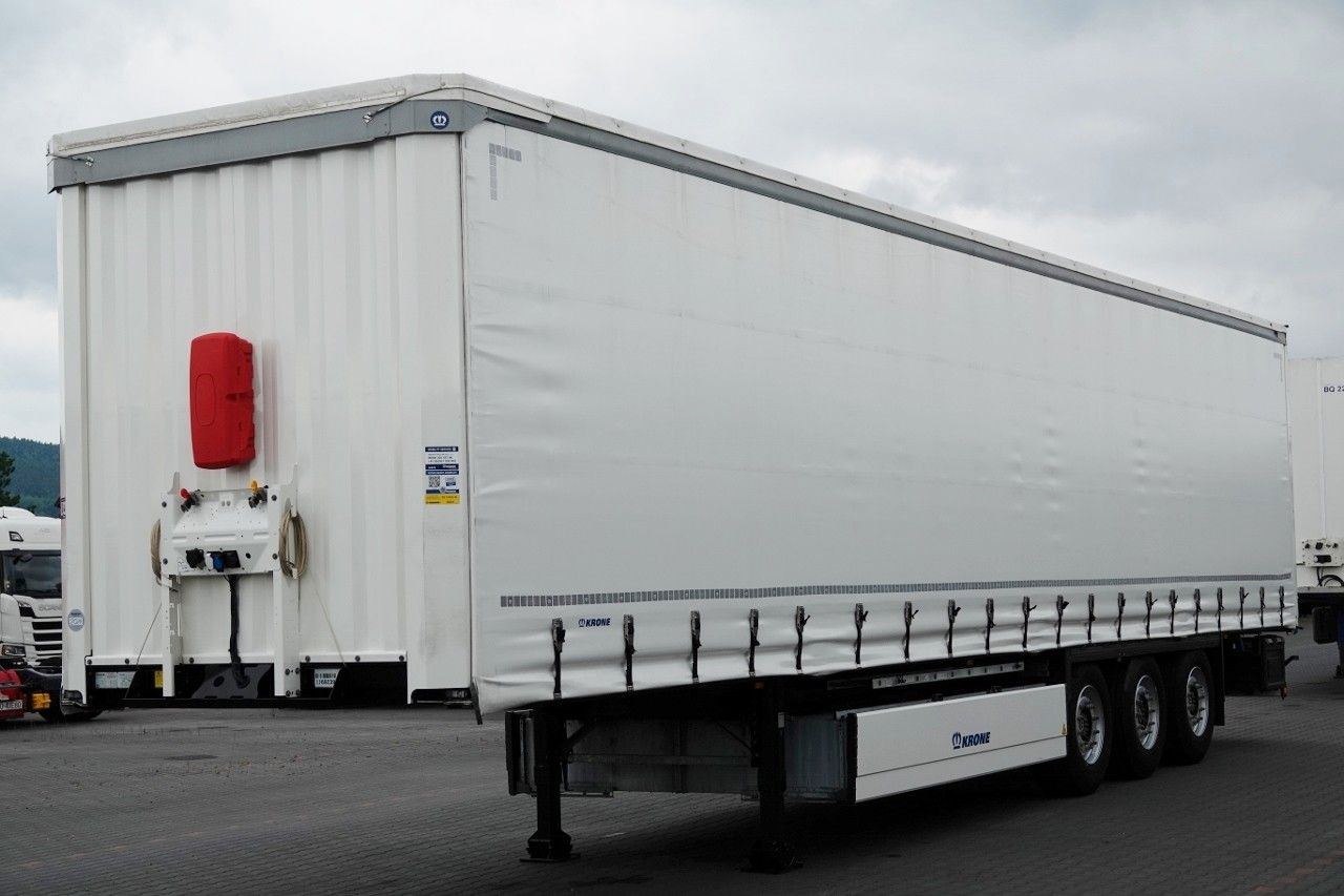 Krone FIRANKA / STANDARD / 2X OŚ PODNOSZONA - Тентованный полуприцеп: фото 2 Krone FIRANKA / STANDARD / 2X OŚ PODNOSZONA - Тентованный полуприцеп: фото 2