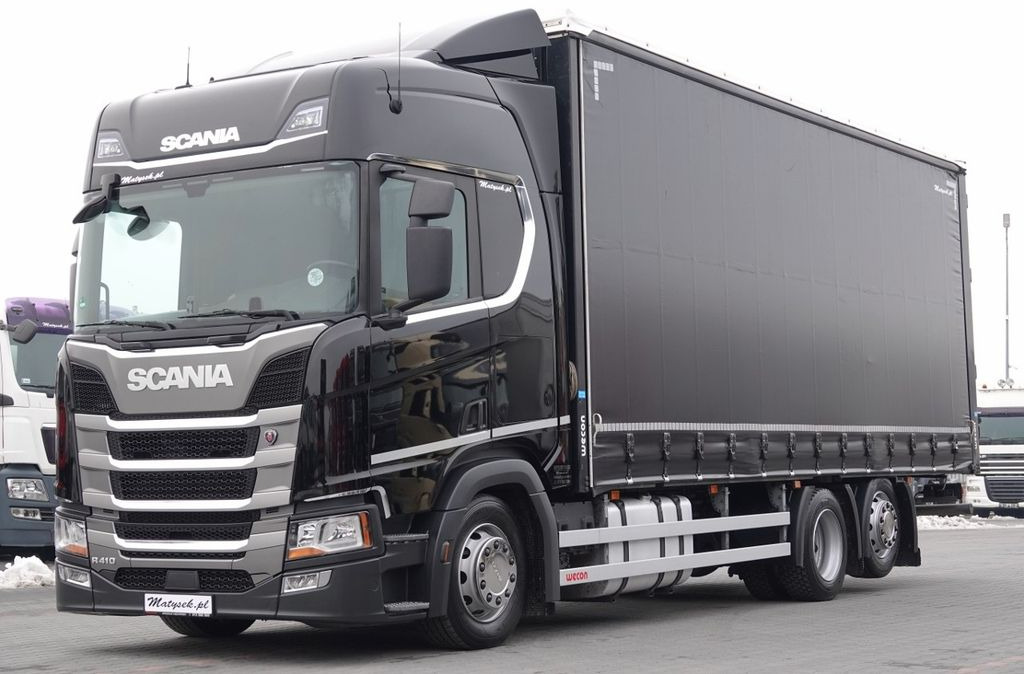 Scania R 410 / 6x2 / FIRANKA - 7,8 m / SOLÓWKA / PODNOS - Тентованный грузовик: фото 1 Scania R 410 / 6x2 / FIRANKA - 7,8 m / SOLÓWKA / PODNOS - Тентованный грузовик: фото 1