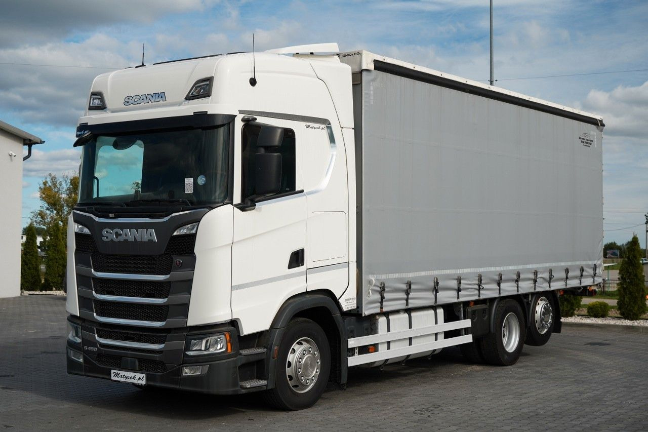 Scania S 450 / SOLÓWKA / 6X2 / OŚ PODNOSZONA / 2019 / - Тентованный грузовик: фото 2 Scania S 450 / SOLÓWKA / 6X2 / OŚ PODNOSZONA / 2019 / - Тентованный грузовик: фото 2