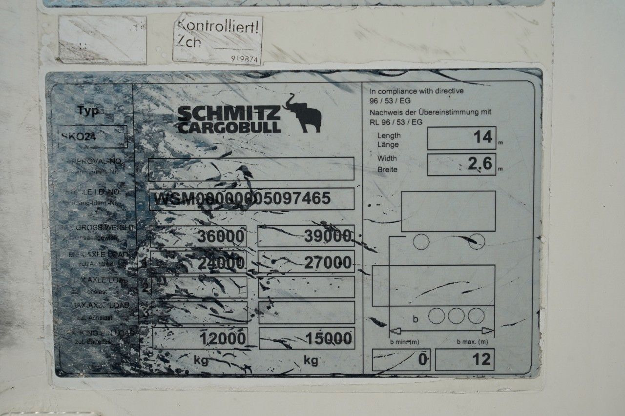 Schmitz Cargobull / CHŁODNIA / THERMO KING SLX 300 / HAKÓWKA / OŚ в лизинг Schmitz Cargobull / CHŁODNIA / THERMO KING SLX 300 / HAKÓWKA / OŚ: фото 19