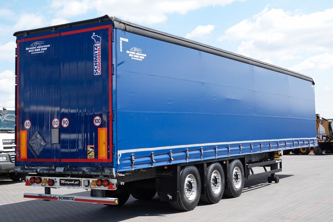 Schmitz Cargobull FIRANKA / STANDARD / OPONY 100% / MAŁO UŻYWANA - Тентованный полуприцеп: фото 4 Schmitz Cargobull FIRANKA / STANDARD / OPONY 100% / MAŁO UŻYWANA - Тентованный полуприцеп: фото 4