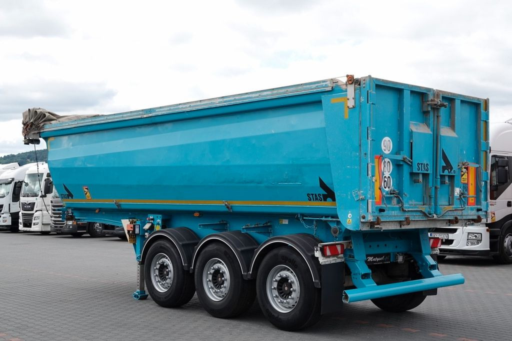 Stas WYWROTKA 27 m3 ALUMINIOWA / WAGA: 4900 KG/RYNNA - Тентованный полуприцеп: фото 3 Stas WYWROTKA 27 m3 ALUMINIOWA / WAGA: 4900 KG/RYNNA - Тентованный полуприцеп: фото 3