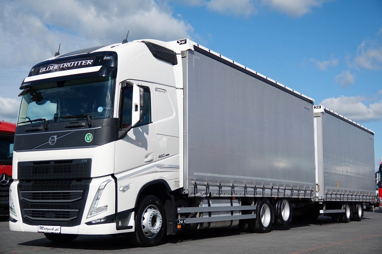 Volvo FH 460 / ZESTAW TANDEM / 120 M3 / CAŁY NA PODUS - Тентованный грузовик: фото 1 Volvo FH 460 / ZESTAW TANDEM / 120 M3 / CAŁY NA PODUS - Тентованный грузовик: фото 1