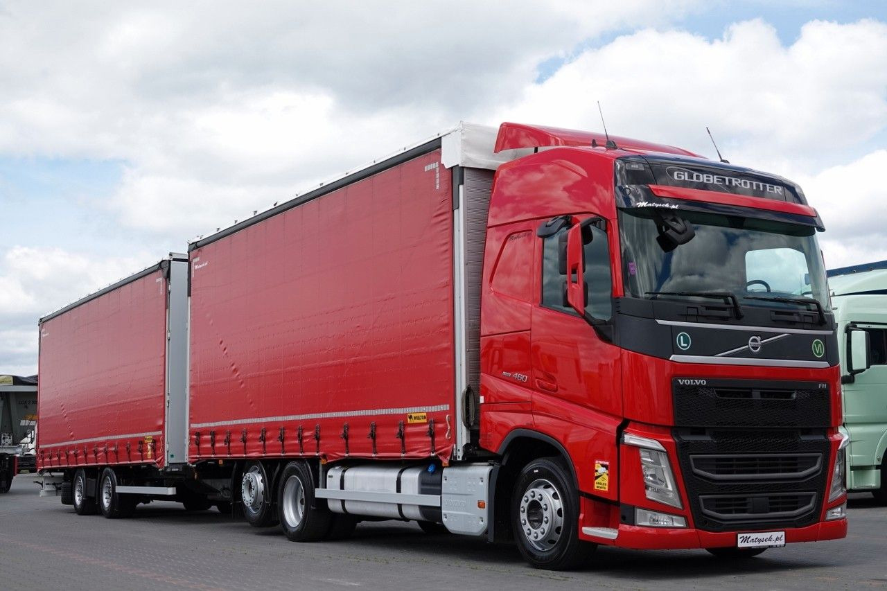 Volvo FH 460 / ZESTAW TANDEM 120 M3 / I-PARK COOL - Тентованный грузовик: фото 1 Volvo FH 460 / ZESTAW TANDEM 120 M3 / I-PARK COOL - Тентованный грузовик: фото 1