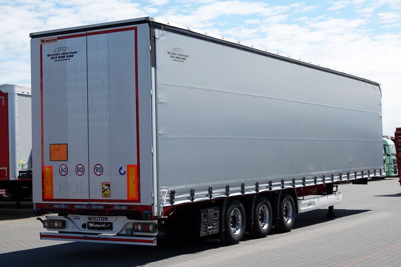 Wielton CURTAINSIDER/MEGA /COILMULD - 9M/LIFT AXLE/ SAF - Тентованный полуприцеп: фото 4 Wielton CURTAINSIDER/MEGA /COILMULD - 9M/LIFT AXLE/ SAF - Тентованный полуприцеп: фото 4