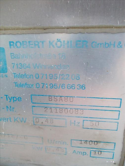 Erka BSA 80 80 Sheeter for Dough Strands (pretzel) - Хлебопекарное оборудование: фото 4 Erka BSA 80 80 Sheeter for Dough Strands (pretzel) - Хлебопекарное оборудование: фото 4