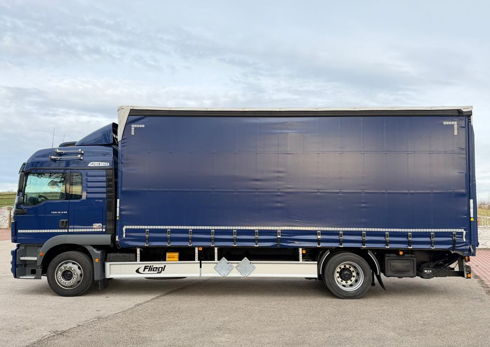 Тентованный грузовик MAN TGM 18.340 / FIRANKA / LIFT / SPROWADZONY / KLIMA POSTOJOWA / 2017 /  9700 ŁADOWNOŚĆ / AUTOMAT / 18 PALET / E6 /  WINDA /: фото 11