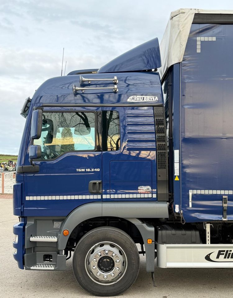 Тентованный грузовик MAN TGM 18.340 / FIRANKA / LIFT / SPROWADZONY / KLIMA POSTOJOWA / 2017 /  9700 ŁADOWNOŚĆ / AUTOMAT / 18 PALET / E6 /  WINDA /: фото 14