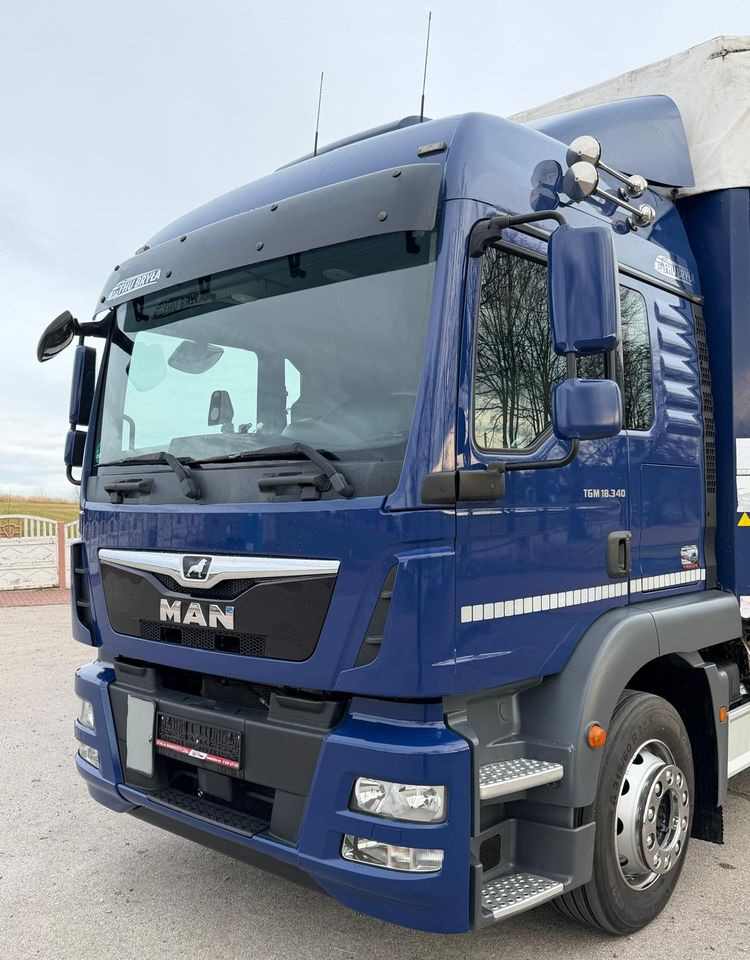 Тентованный грузовик MAN TGM 18.340 / FIRANKA / LIFT / SPROWADZONY / KLIMA POSTOJOWA / 2017 /  9700 ŁADOWNOŚĆ / AUTOMAT / 18 PALET / E6 /  WINDA /: фото 9