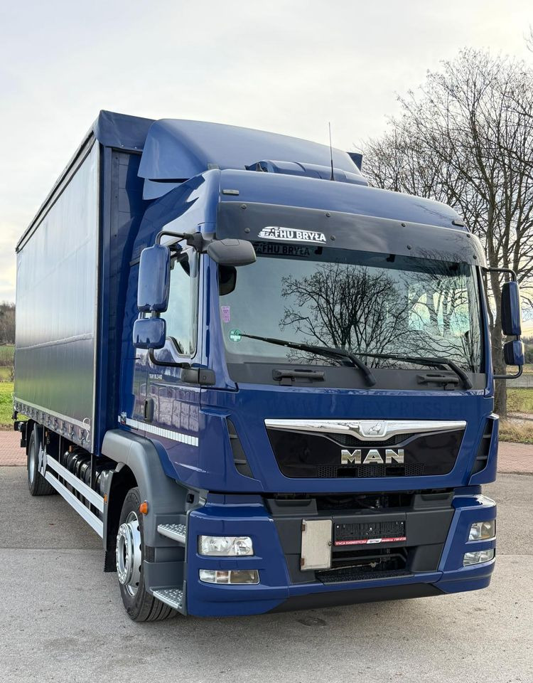 MAN TGM 18.340 / FIRANKA / SPROWADZONY / 9100 ŁADOWNOŚĆ / 18 PALET / E6 / WINDA / - Тентованный грузовик: фото 3 MAN TGM 18.340 / FIRANKA / SPROWADZONY / 9100 ŁADOWNOŚĆ / 18 PALET / E6 / WINDA / - Тентованный грузовик: фото 3