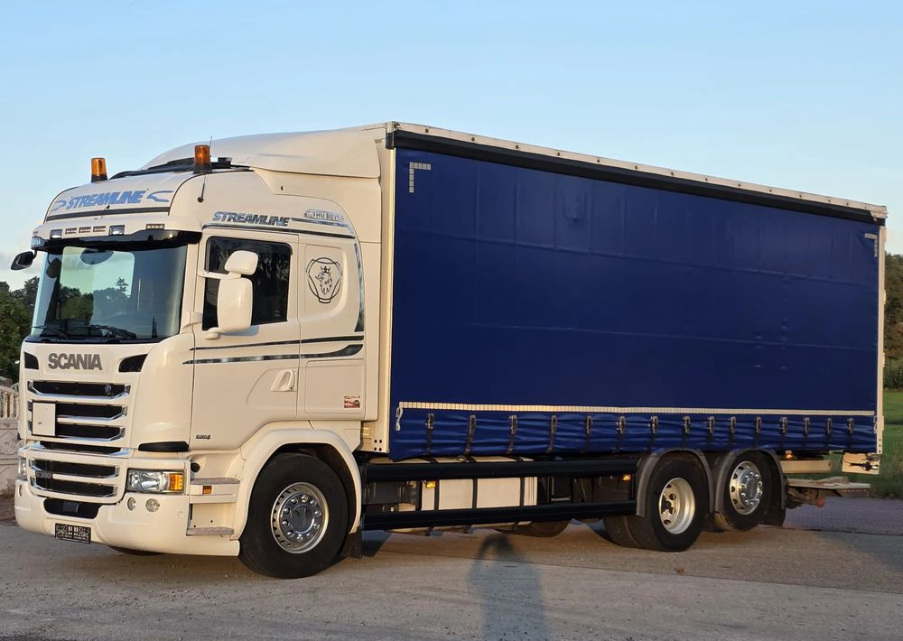 Scania G360 / BURTO-FIRANKA / 3 OSIE / WINDA / 20PALET / E6 / SYPIALNA KABINA / SPROWADZONY / JAK NOWA  PRZEBIEG 490TYŚ / ŁADOWNOŚĆ 14500KG / - Тентованный грузовик: фото 5 Scania G360 / BURTO-FIRANKA / 3 OSIE / WINDA / 20PALET / E6 / SYPIALNA KABINA / SPROWADZONY / JAK NOWA  PRZEBIEG 490TYŚ / ŁADOWNOŚĆ 14500KG / - Тентованный грузовик: фото 5