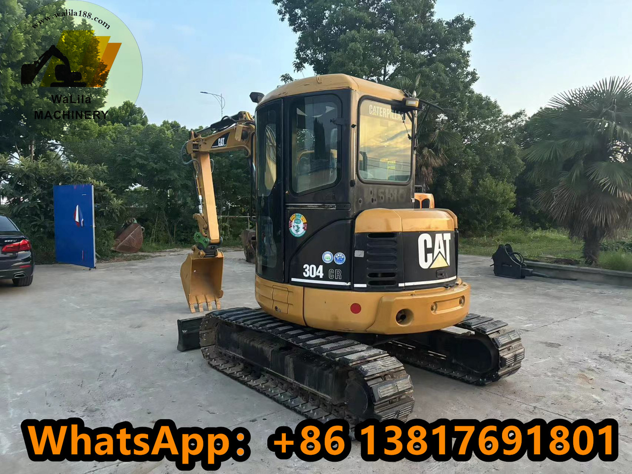 Мини-экскаватор CAT 304 CR Caterpillar 304CCR imported excavator [ Nice]: фото 9