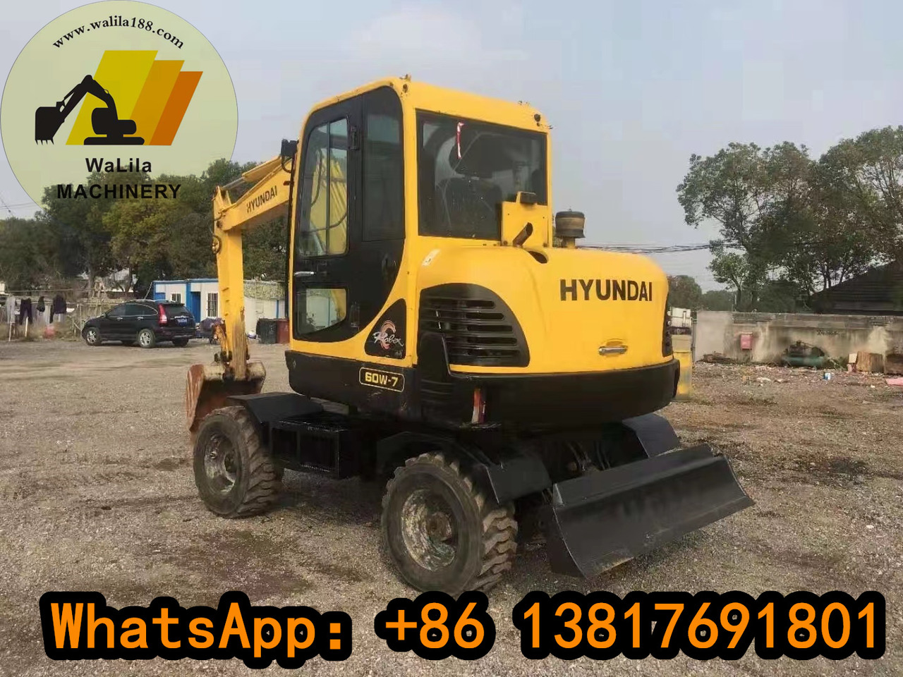 Мини-экскаватор HYUNDAI R60W: фото 7