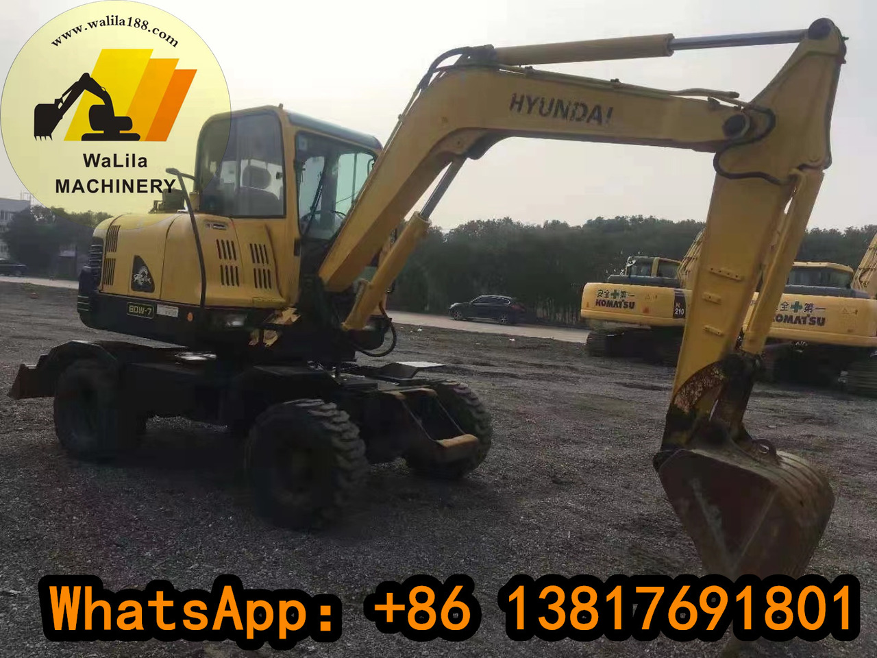 Мини-экскаватор HYUNDAI R60W: фото 6