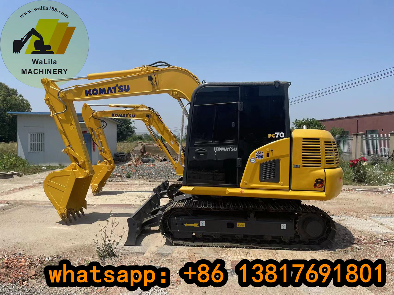 KOMATSU PC 70-8 - Мини-экскаватор: фото 1 KOMATSU PC 70-8 - Мини-экскаватор: фото 1