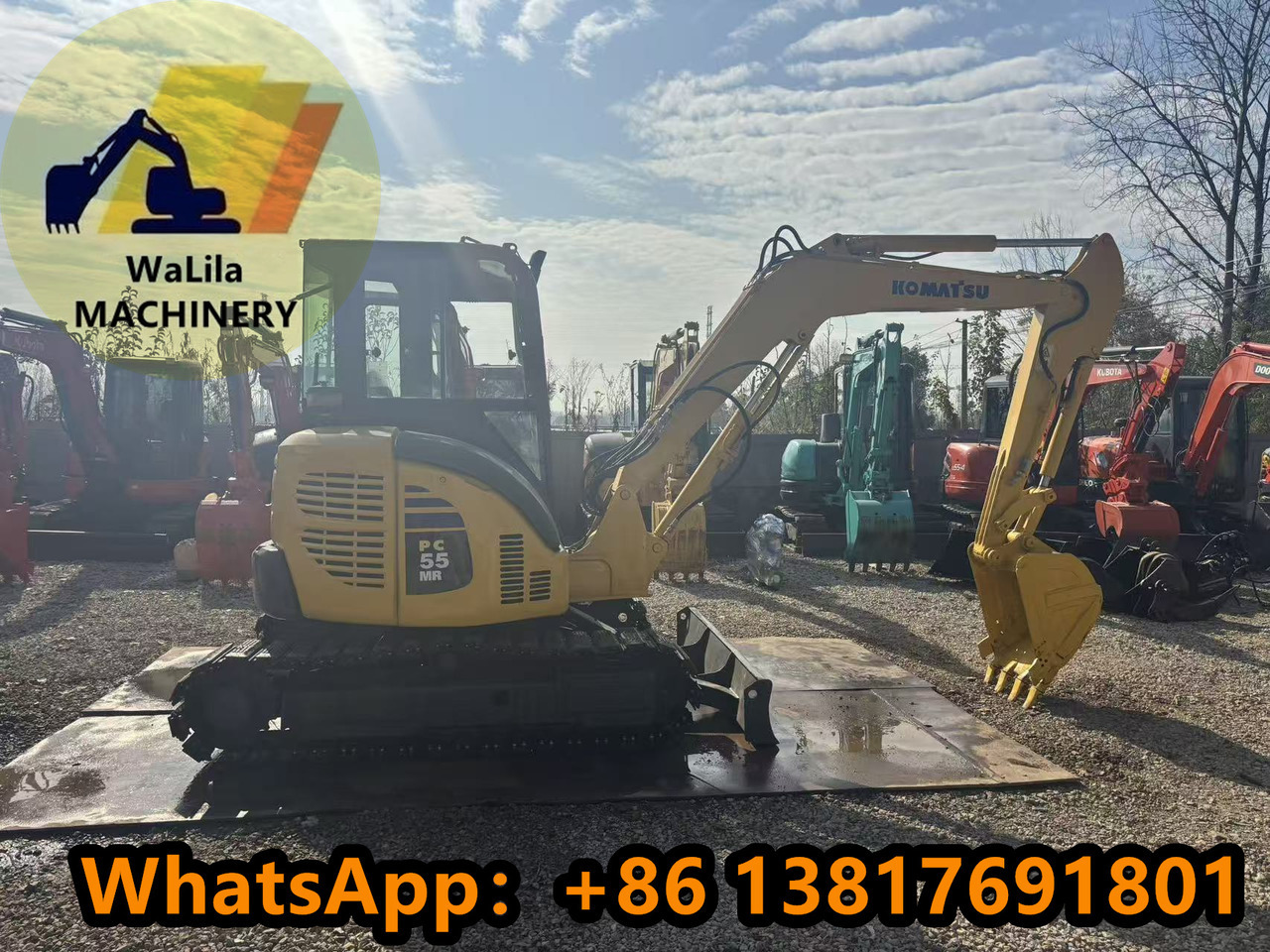 KOMATSU PC55MR-3 - Мини-экскаватор: фото 1 KOMATSU PC55MR-3 - Мини-экскаватор: фото 1