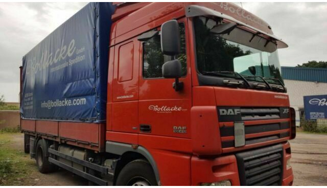 DAF 105-410 XF Plane Spriegel German Truck - Тентованный грузовик: фото 1 DAF 105-410 XF Plane Spriegel German Truck - Тентованный грузовик: фото 1