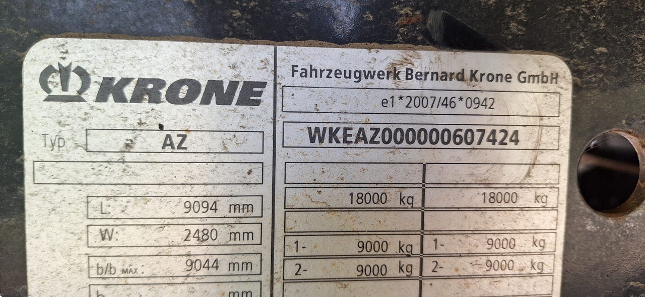 Krone BDF Wechselbrückenanhänger - Прицеп-контейнеровоз/ Сменный кузов: фото 4 Krone BDF Wechselbrückenanhänger - Прицеп-контейнеровоз/ Сменный кузов: фото 4