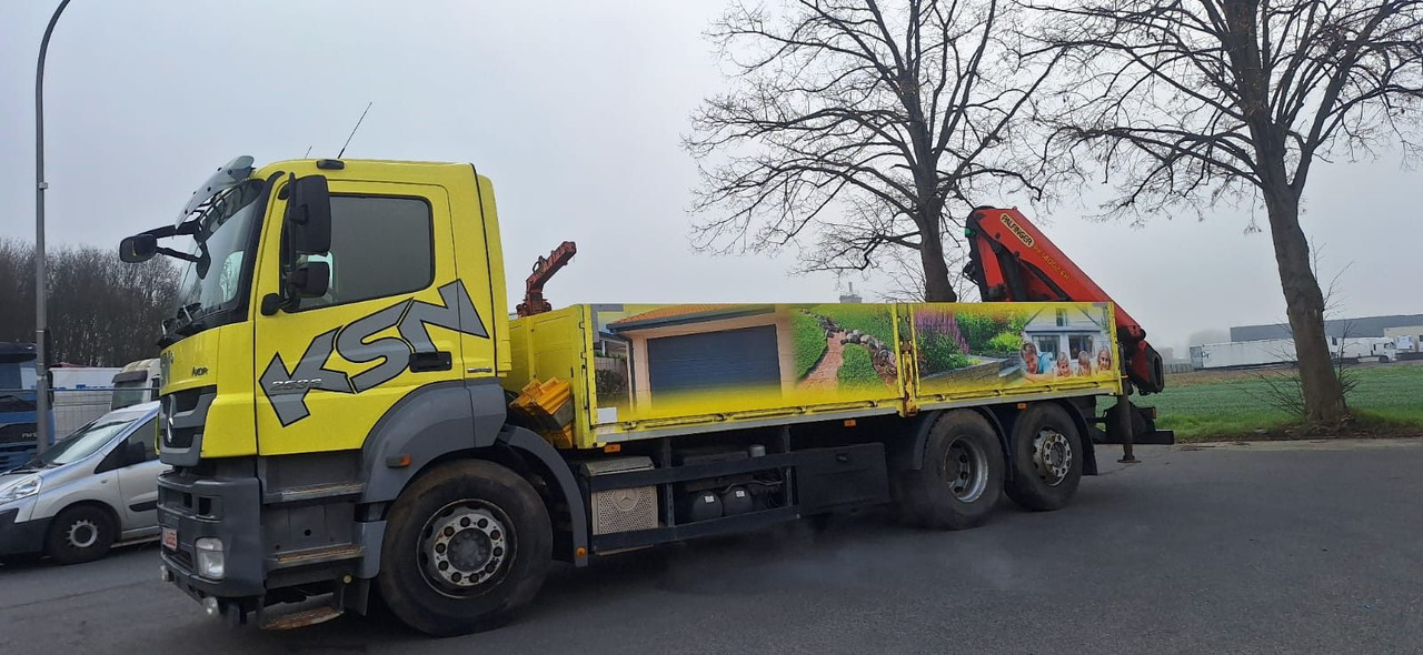 Mercedes-Benz 2636 Axor 3-Achser 6x2 mit Kran PK14002+Funk - Грузовик бортовой/ Платформа, Автоманипулятор: фото 2 Mercedes-Benz 2636 Axor 3-Achser 6x2 mit Kran PK14002+Funk - Грузовик бортовой/ Платформа, Автоманипулятор: фото 2