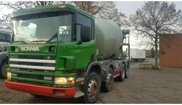Scania 124-380PS 8x4 9-Qubik Stetter Euro:4 ZF-Schalte - Автобетоносмеситель: фото 2 Scania 124-380PS 8x4 9-Qubik Stetter Euro:4 ZF-Schalte - Автобетоносмеситель: фото 2